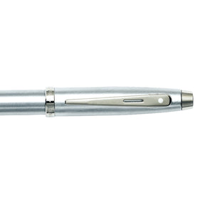 Sheaffer® 100 Brushed Chrome With Shiny Chrome Trim Rollerball Pen