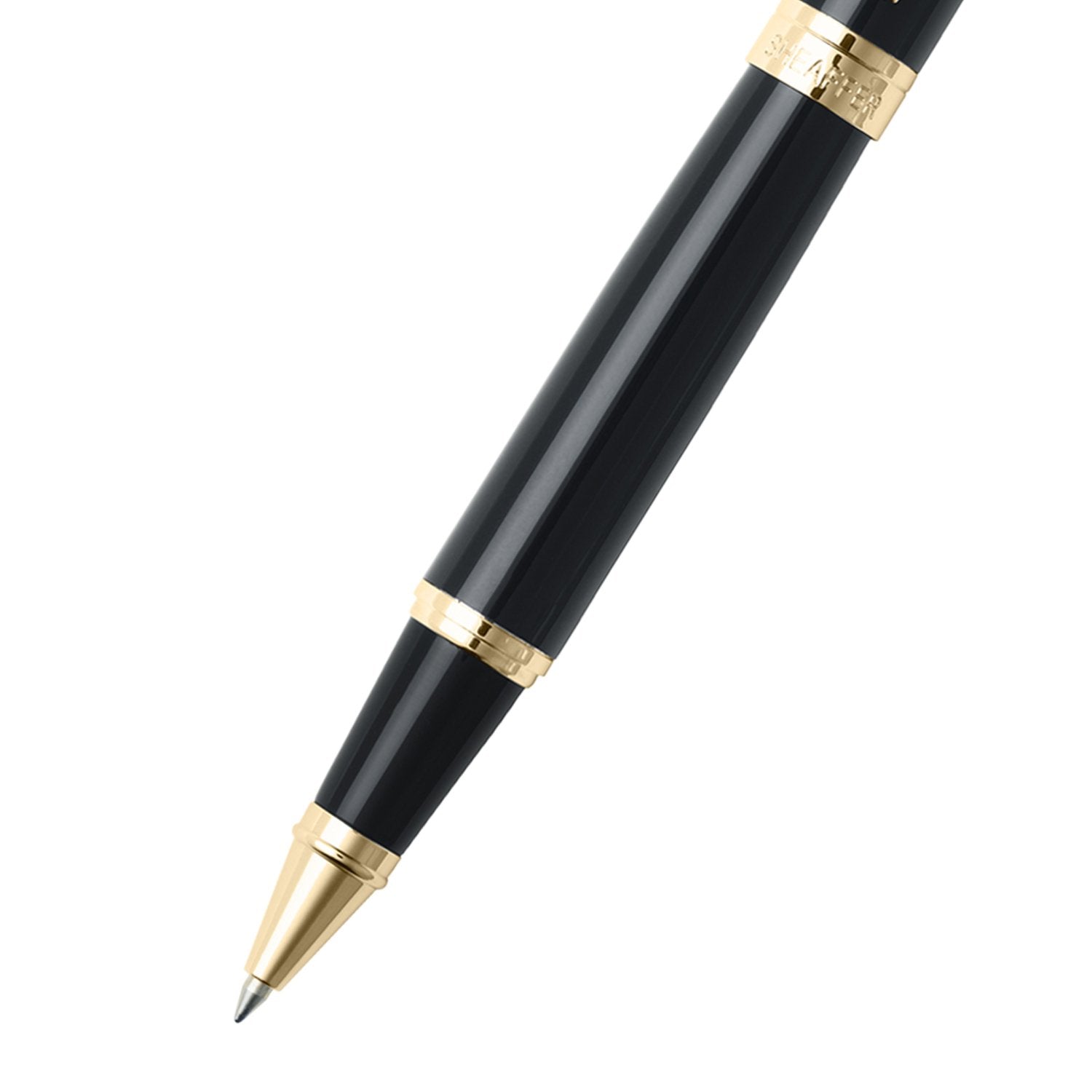 Sheaffer® 300 Glossy Black with Gold Trims Rollerball Pen