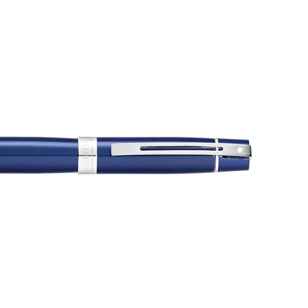 Sheaffer 300 Glossy Blue Lacquer w/Chrome Plated Trim Fountain Pen - Medium