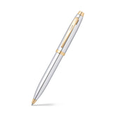Sheaffer® 100 Chrome with Gold Trims Ballpoint Pen