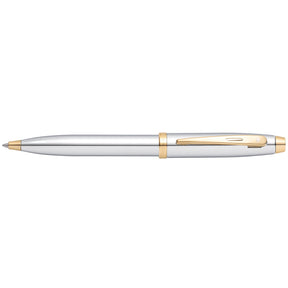 Sheaffer® 100 Chrome with Gold Trims Ballpoint Pen