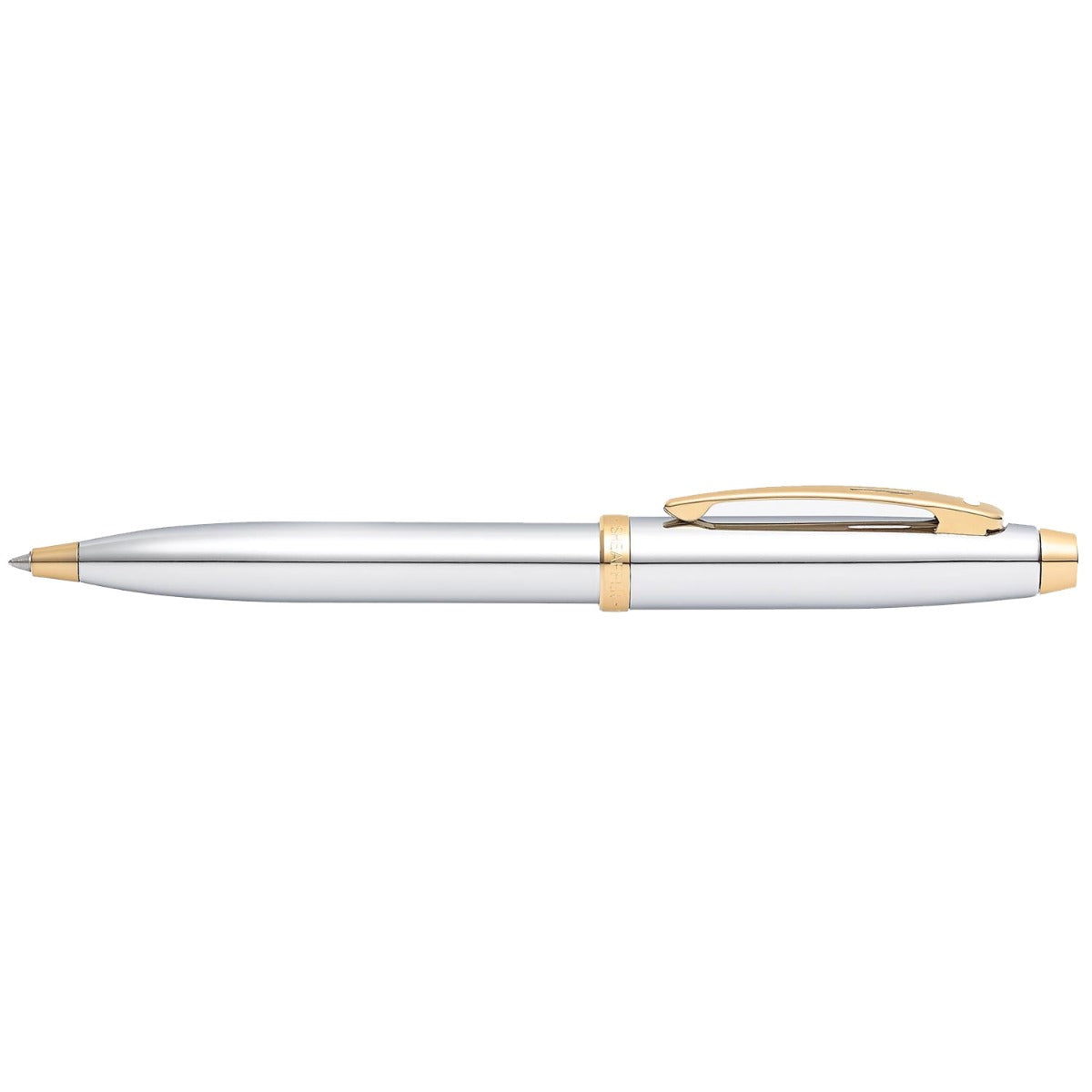 Sheaffer® 100 Chrome with Gold Trims Ballpoint Pen