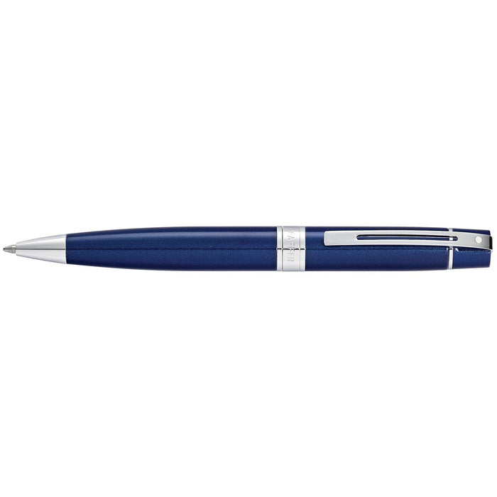 Sheaffer Gift Collection 300 - 9341 Blue Lacquer Chrome Trim Ballpoint Pen - Image 2