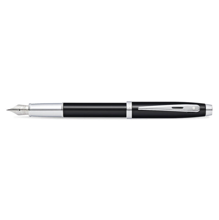 Sheaffer Gift Collection 100 - 9338 Glossy Black Lacquer With Chrome Plated Trim Fountain Pen - Image 3