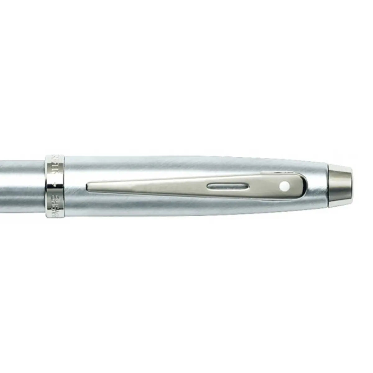 Sheaffer® 100 Brushed Chrome Fountain Pen With Chrome Trims