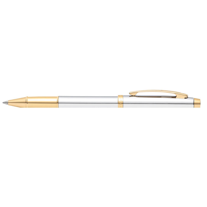 Sheaffer Gift Collection 100 - 9340 Chrome Gold Plated Trim Rollerball Pen - Image 5