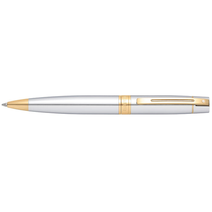 Sheaffer Gift Collection 300 - 9342 Chrome / Gold Tone Trim Ballpoint Pen - Image 2