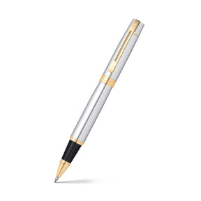 Sheaffer® 300 Chrome with Gold Trims Rollerball Pen